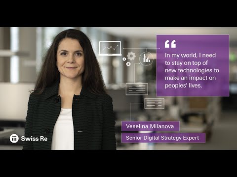 Veselina's career in STEM at Swiss Re