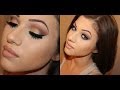AlisonLovesJB Inspired Makeup Tutorial | Gold Eyes &amp; Pop Of Blue ♥