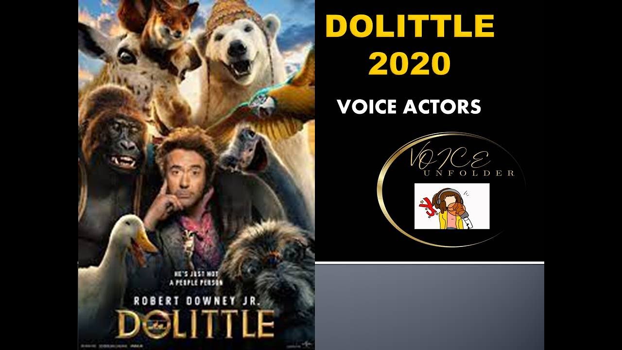 Dolittle Voice Actors Youtube 