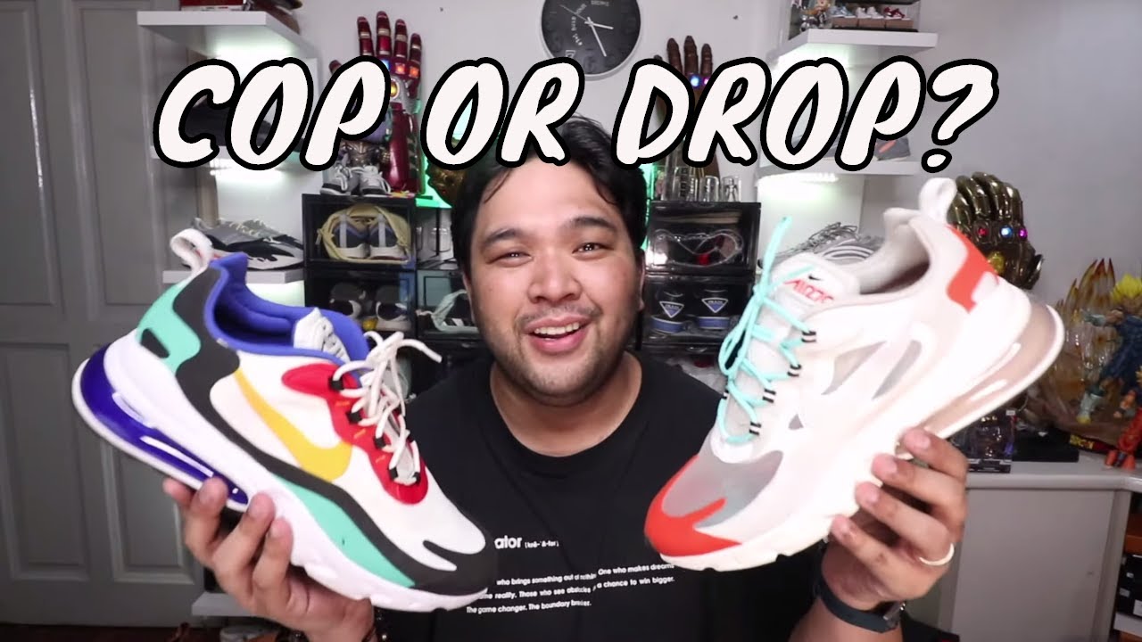 difference between air max 270 and 270 react