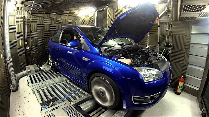MK2 Focus ST MSD300 On the Dyno at Motorsport Developments In Blackpool Lancashire