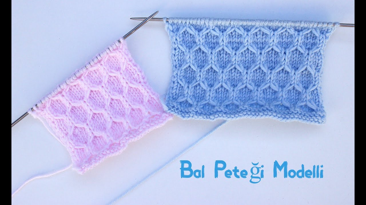🍯Bal peteği🍯modeli anlatımı // Kolay örgü modelleri