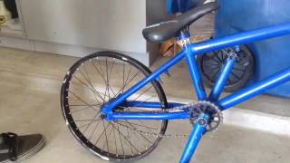 How to take off a bmx bike rear wheel
