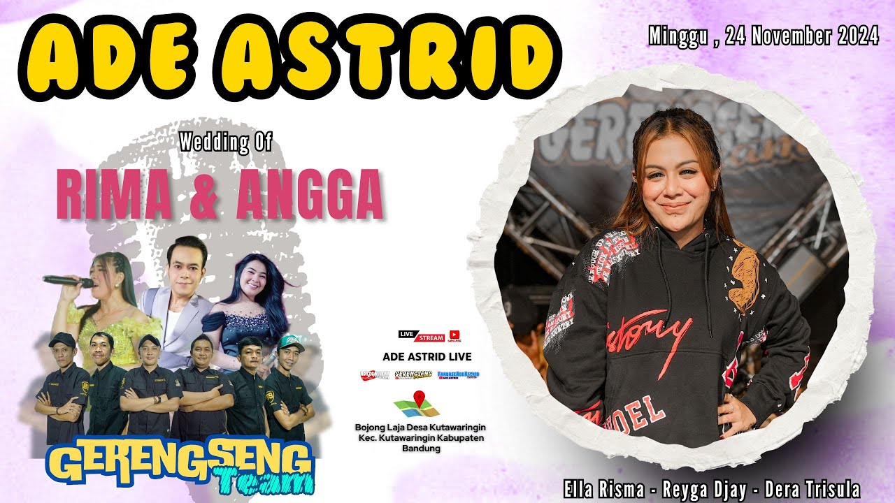 LIVE ADE ASTRID || Wedding Of Rima & Angga 
