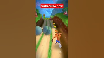 Crash Bandicoot on the run.....🥷🥷🥷 #short #crashbandicootontherun #gameplay #sumithgoswami #gamebar