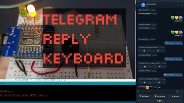 BELAJAR ARDUINO #88 - Telegram Reply Keyboard Memudahkan User