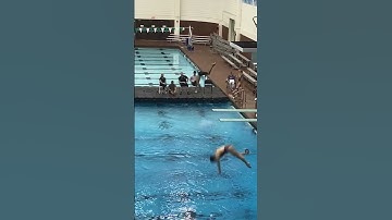 12 Year old Junior Olympic Front Dive Tuck 101C Degree of Difficulty 1.2 Springboard 1 Meter