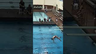 12 Year old Junior Olympic Front Dive Tuck 101C Degree of Difficulty 1.2 Springboard 1 Meter