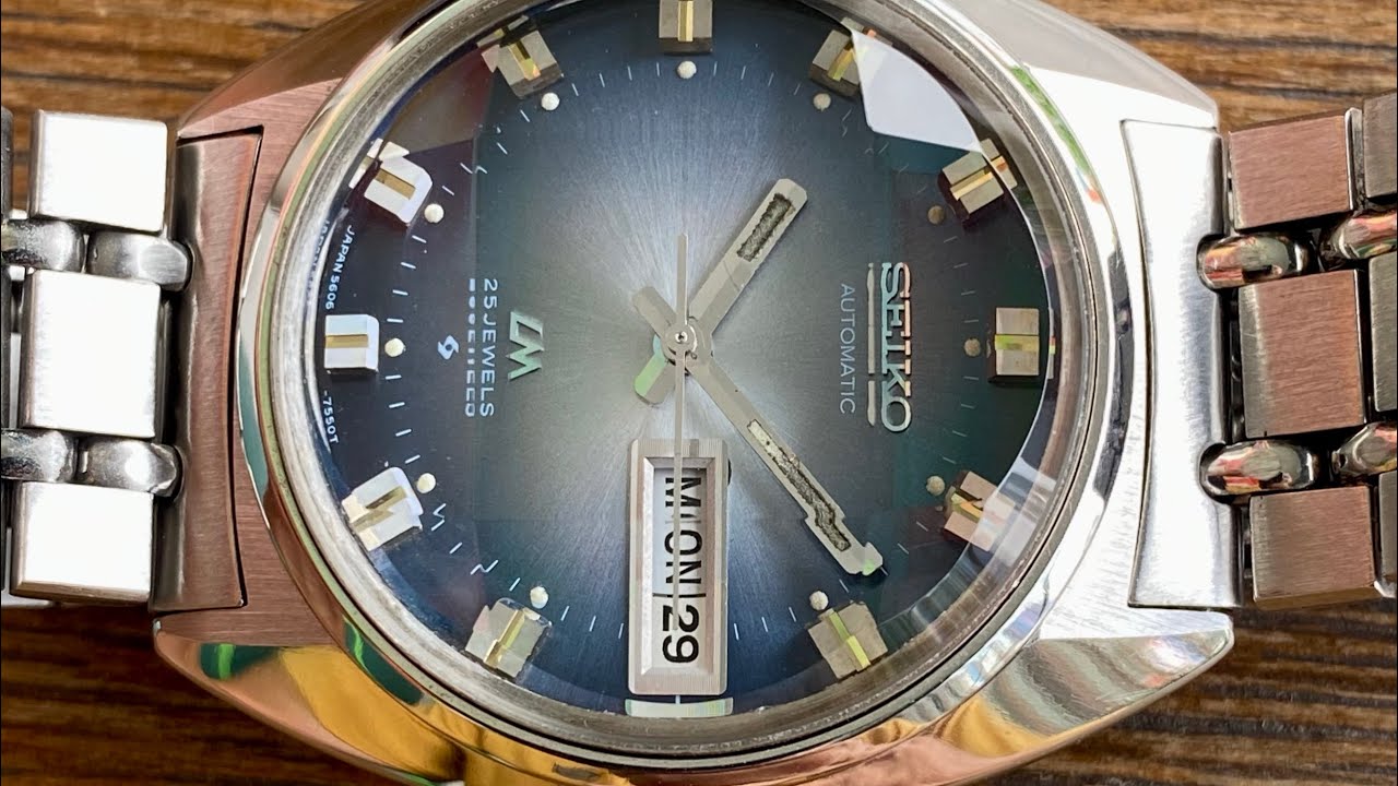 Vintage July 1973 Seiko LM LordMatic 5606-7230 - Original Seiko