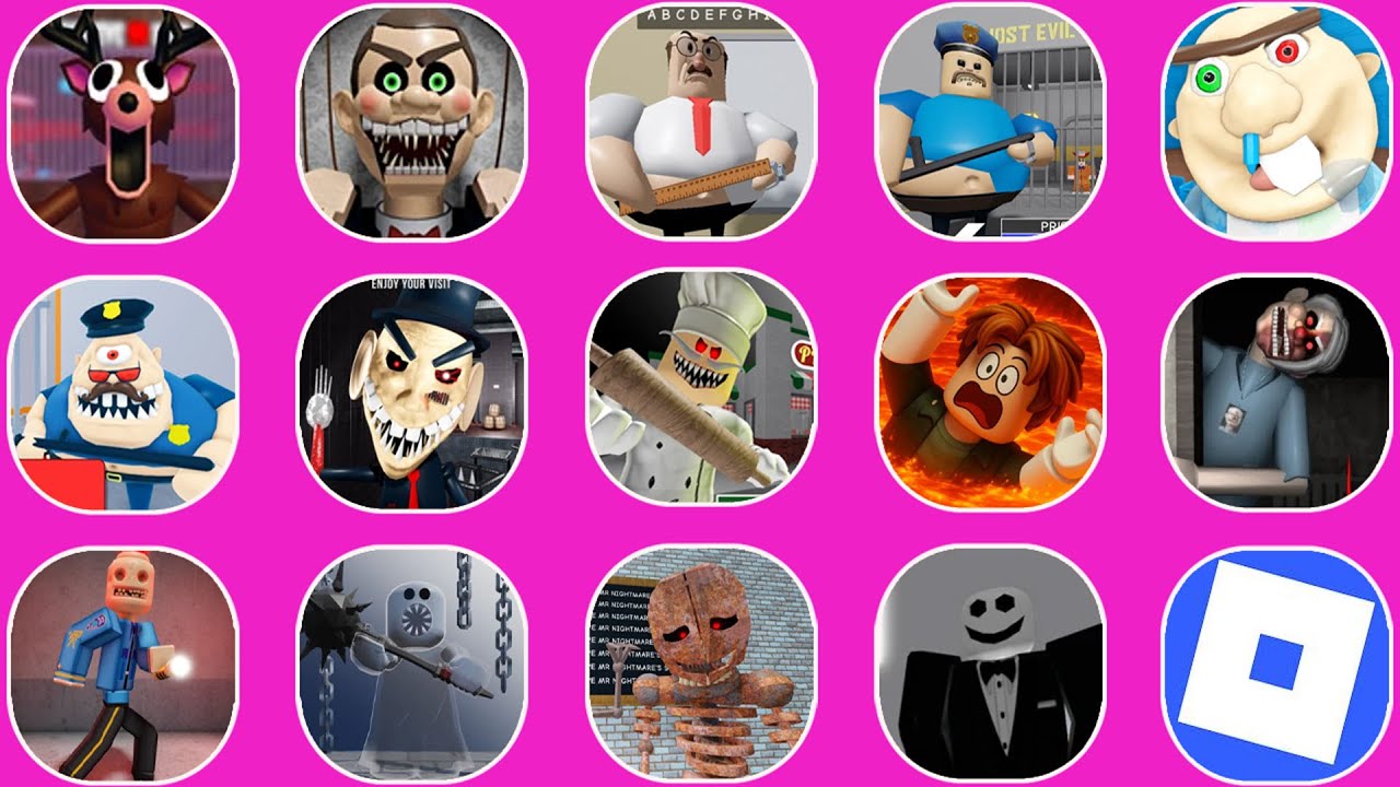 Roblox,9 NIGHTS IN FOREST!,Escape Mr Funny's ToyShop!,Escape The Carnival of Horror!Toby's HOSPITAL!