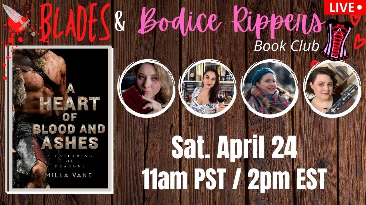 BLADES & BODICE RIPPERS BOOK CLUB A Heart of Blood
