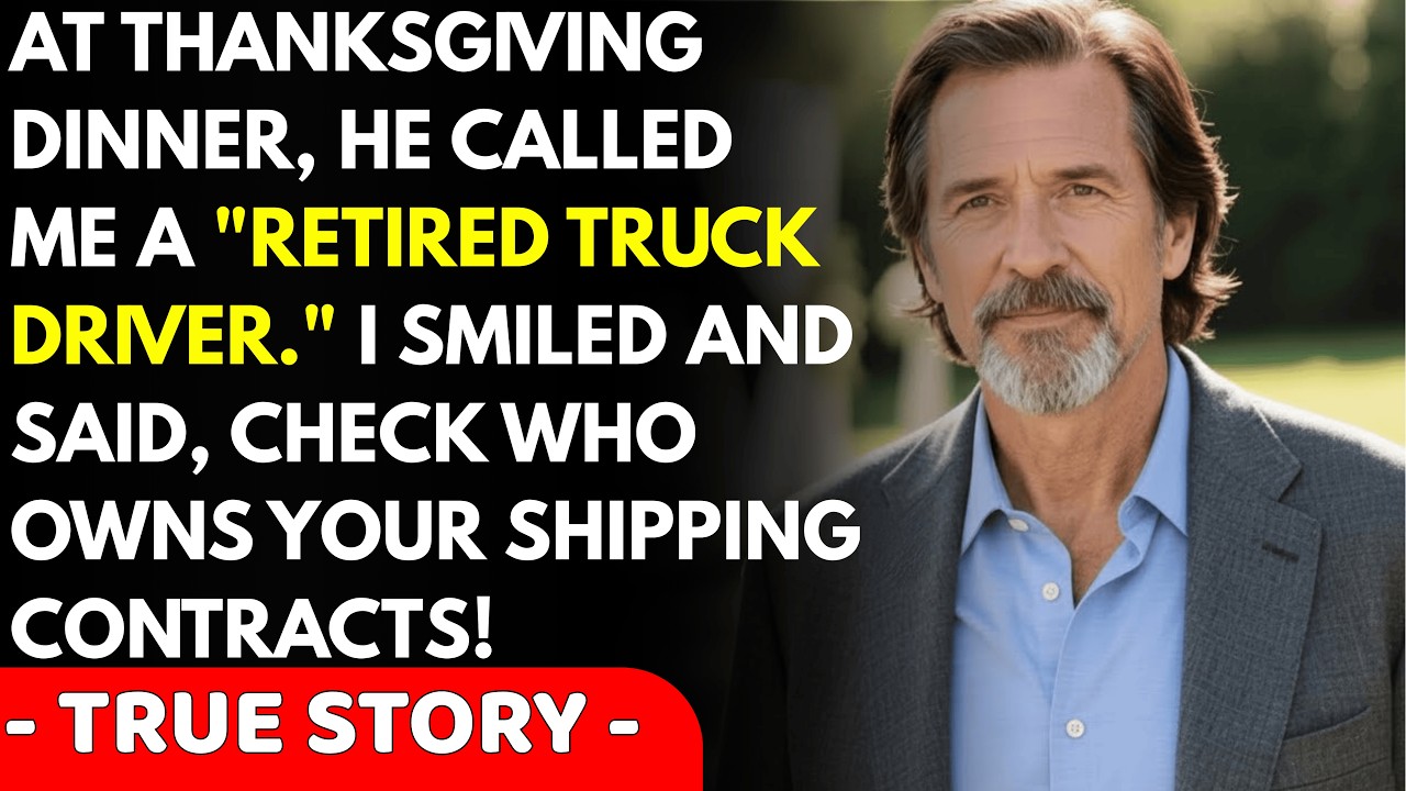 At Thanksgiving Dinner, My Son-In-Law Called Me A 