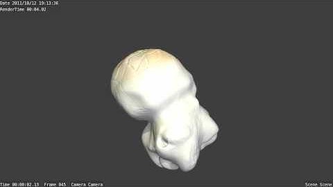 Popcorn model in blender