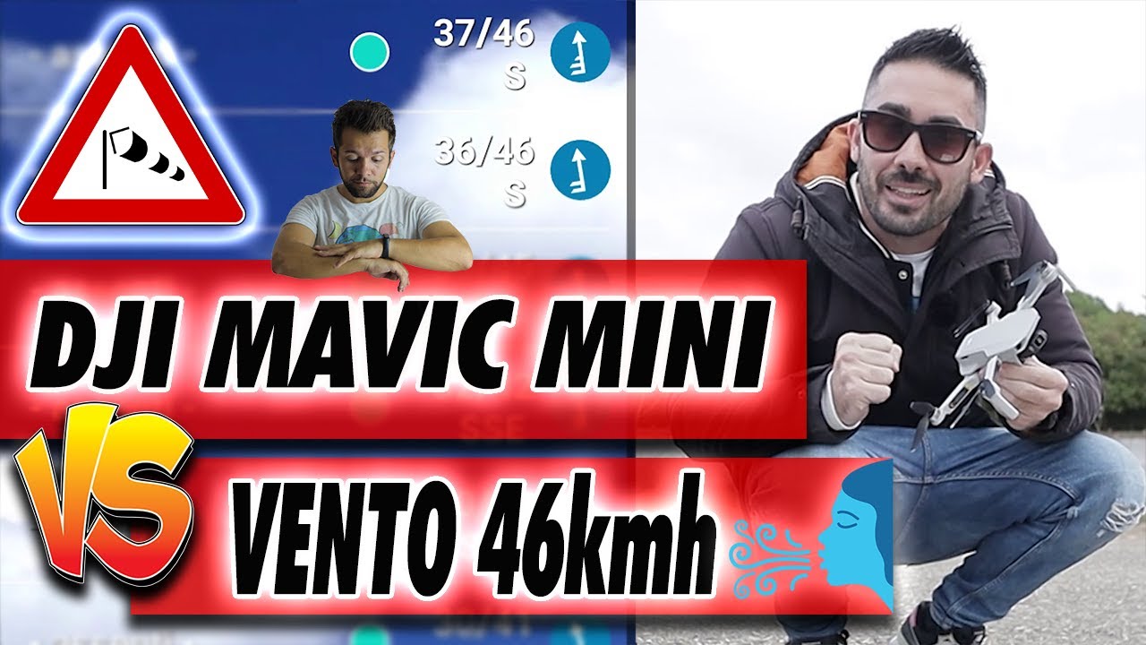 DJI MAVIC AIR 2 - TEST con VENTO FORTE 40kmh (al suolo)😱 e Unboxing -  YouTube