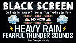 Eradicate Insomnia in 3 Minutes・Stop Thinking too Much to Fall Asleep Fast,Relief Stress｜DARK SCREEN