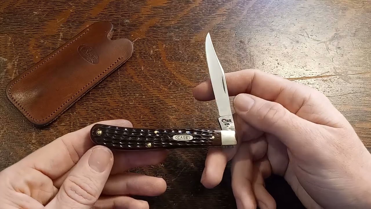 Slimline Trapper Case Brown Delrin. Review 61048. 