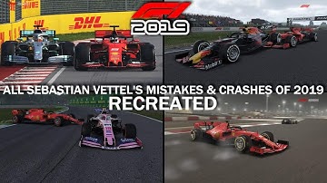 F1 2019 GAME: RECREATING ALL SEBASTIAN VETTEL