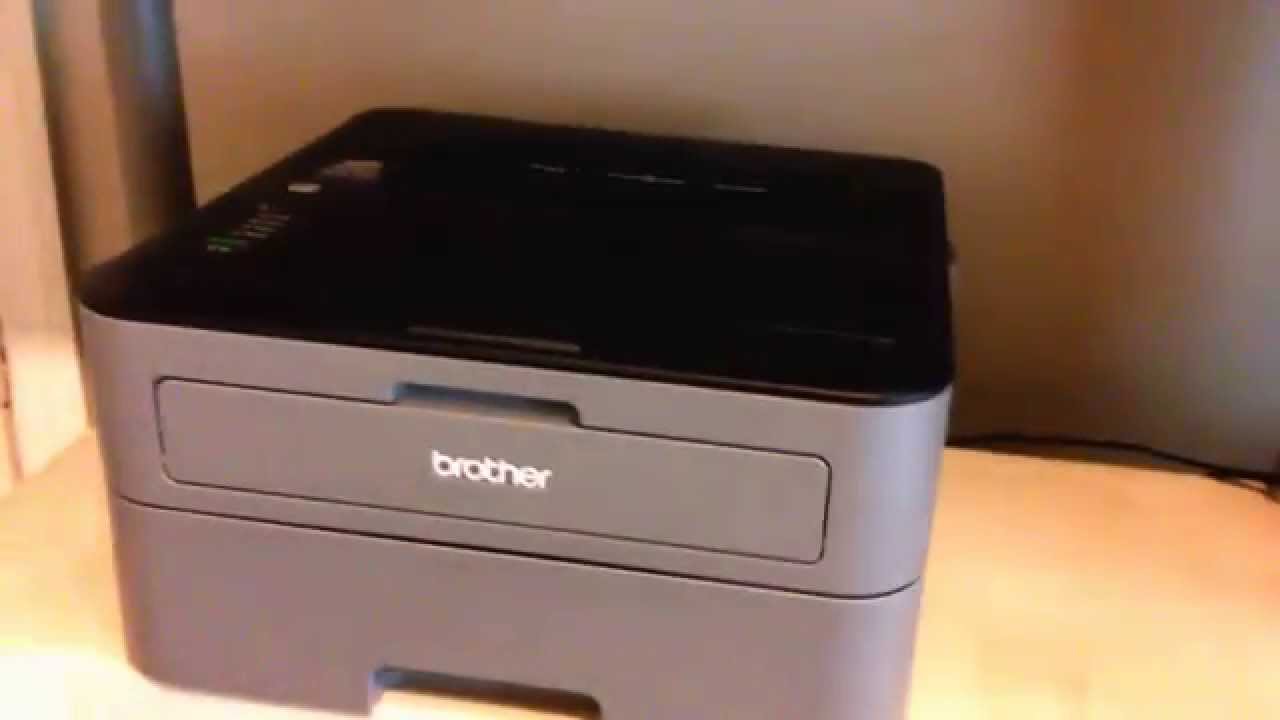 Pronunciar instalaciones Chaleco Part 2 - Review and test print of Brother HL-L2320D laser printer - YouTube