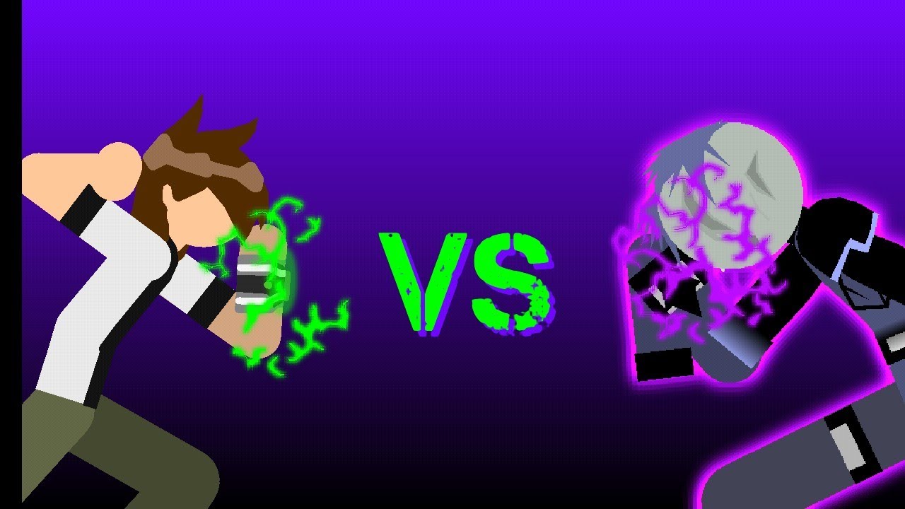 BEN10 CLASSIC VS BENZARRO (STICK NODES)