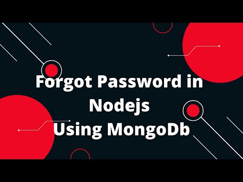 REST API Tutorial In NodeJs #4 Forgot Password
