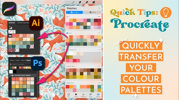 How To Get Your Procreate Palettes Into Illustrator and Photoshop