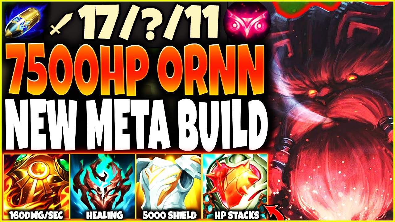 krone Grisling Uanset hvilken I created our New Meta ORNN 7500+HP Season 13 Build 🔥 ∞ HP and ∞ GOLD 🔥  LoL Top Ornn s13 Gameplay - YouTube