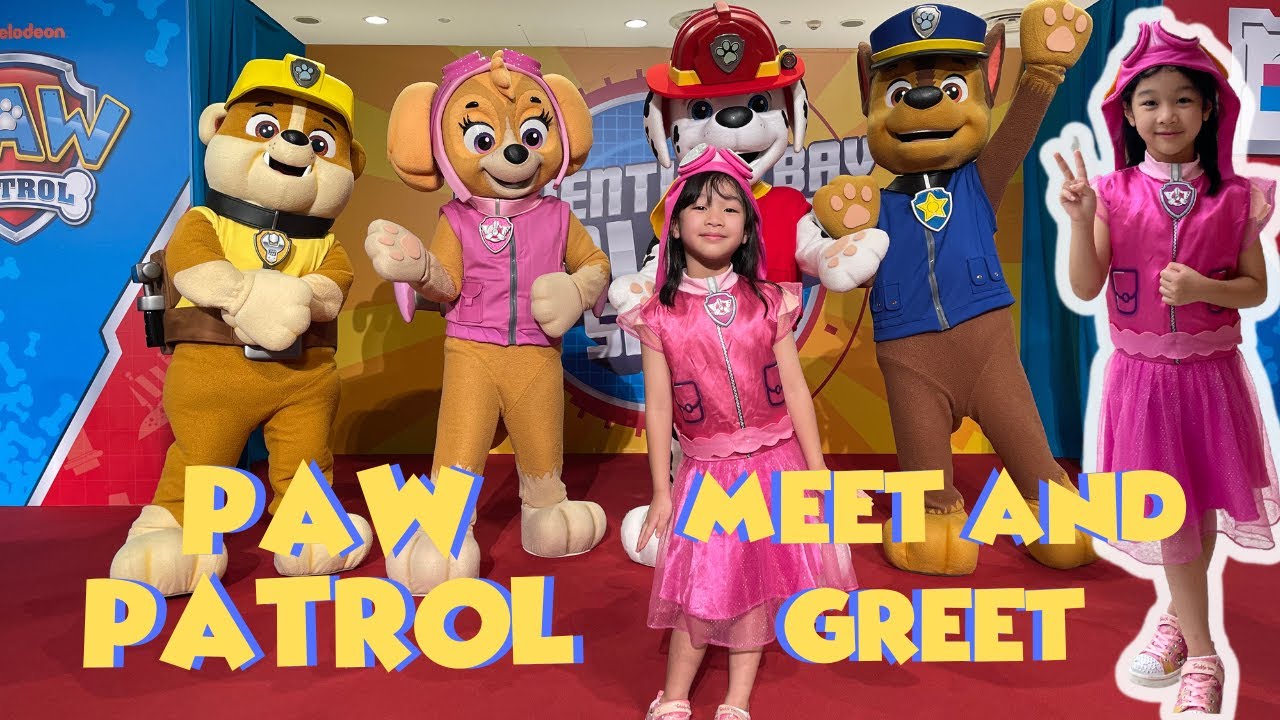 PAW PATROL MEET AND GREET CITY SQUARE MALL RaqStar YouTube