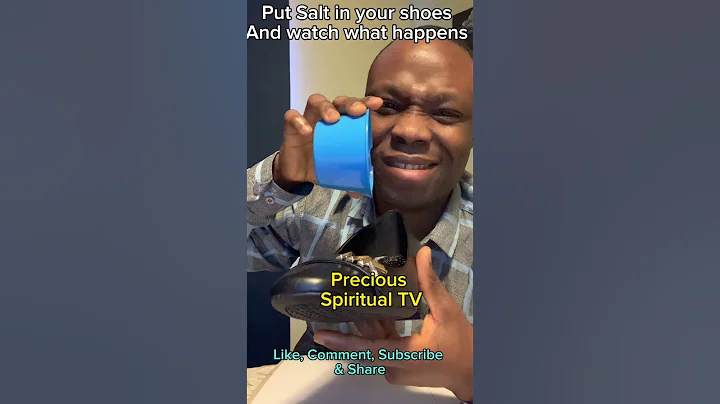 Put Salt In Your Shoe and Open Your Economic Paths to Abundance and Success #preciousspiritualtv