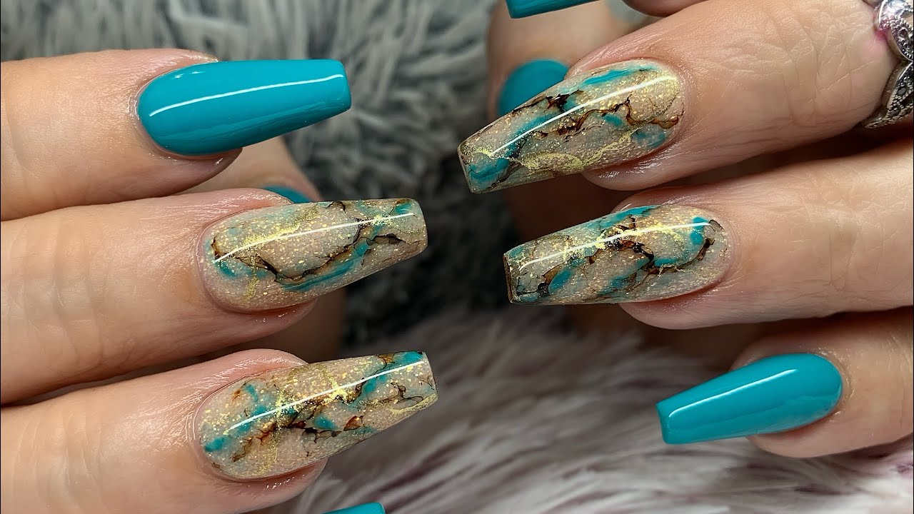 Watch Me Work (my client didn't pay!): Teal/Brown/Golden Marble ft Madam  Glam and Cheri Marble Tints - YouTube