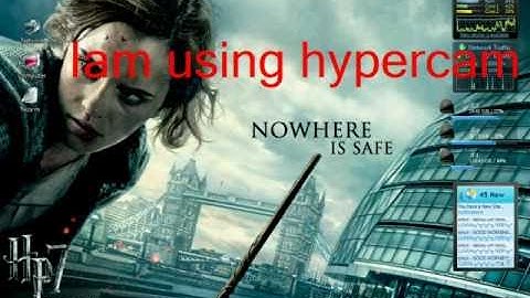 Hypercam 3 and Zoomit -Zoom in/out While recording the screen.