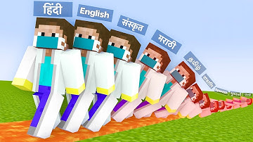 If I DIE My Language Changes in Minecraft | Mcaddon