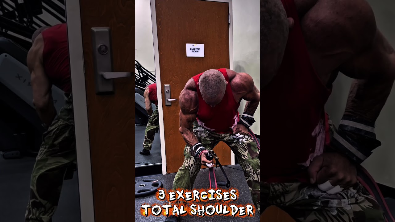 3 EXERCISES TOTAL SHOULDER TARGETED #workout #motivation #workouttips #muscle #exercise
