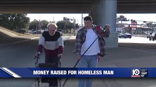 Killeen, Texas residents raised money to get a homeless man off the streets and into a motel