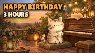 Happy Birthday Instrumental 🎂 3-HOUR Music Box & Soft Piano screenshot 1