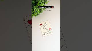 Handmade card for your loved ones | easy gift card ideas #diy #craft #handmade #giftideas #couple