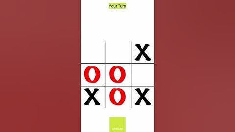 Tic Tac Toe Gameplay #shorts #chickenartsvideo #tictactoe