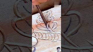 Wood carving design tools using the carpenter step by step tutorial #skills #carving #design