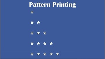 Print Pattern using C Program; Pattern 1