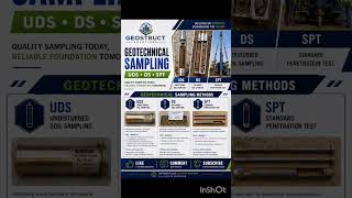 🔍 Geotechnical Sampling Methods Explained | UDS, DS &amp; SPT in Civil Engineering 🏗️