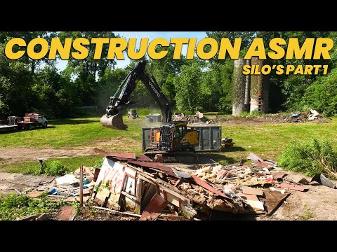 SILO RESTORATION | Satisfying ASMR Construction Noises Part 1 | KBUILD Series