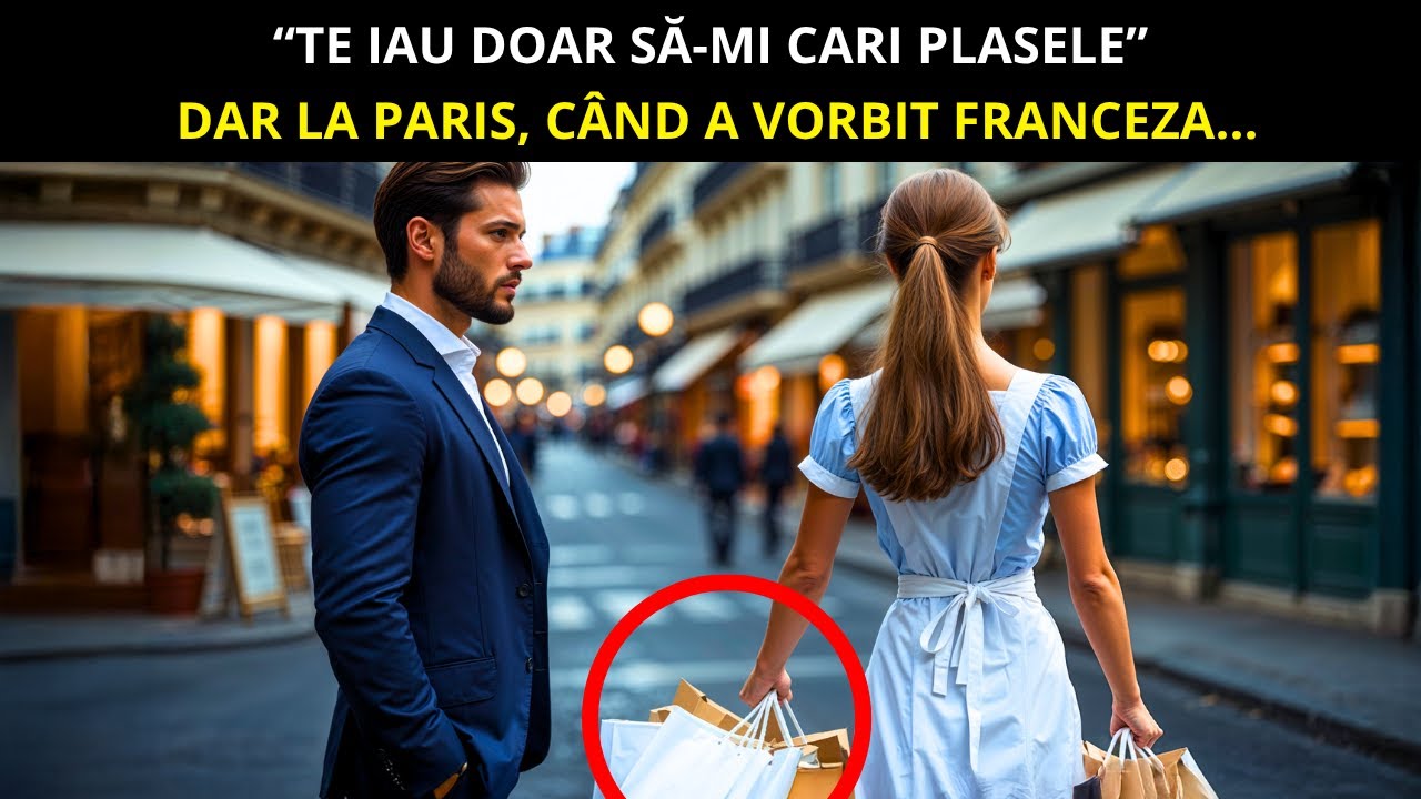 MILIONARUL A LUAT-O PE MENAJERĂ DOAR SĂ CARE PLASELE… DAR LA PARIS, CÂND A VORBIT FRANCEZA...