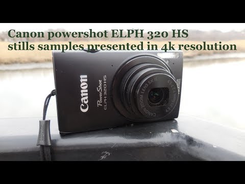 Canon Powershot Elph 320 HS - Photo Image Quality in 4k resolution