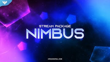 StreamSpell | Nimbus Stream Package │ Twitch Overlays for OBS Studio, Streamlabs