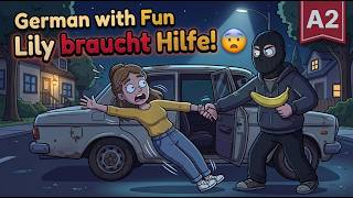 Lily Needs Help! 😨| Learn German with a Funny Family Story!