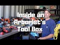 Inside an Arborist's Tool and Equipment Box