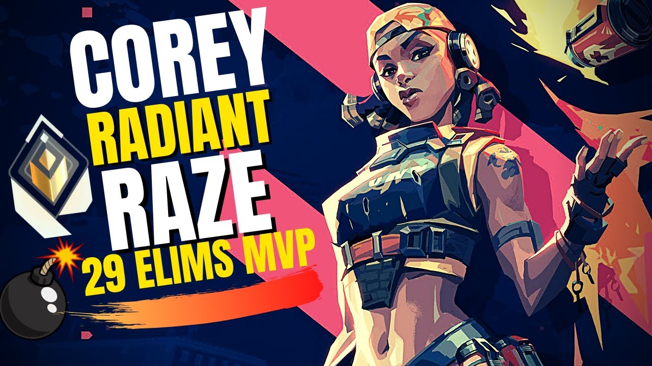 FAZE COREY WINS A HARD RADIANT GAME WITH RAZE | 29 ELIMS MVP - VALORANT