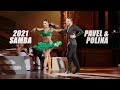 Pasha Zvychaynyy - Polina Teleshova | 2021 Showdance Samba | Baden-Baden