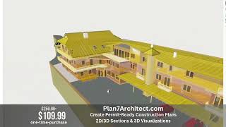 Create Construction Plans, Sections, Elevations & 3D Visualizations