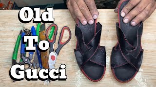 картинка: От Старых Каблуков к Стилю Gucci | Поразительное Преображение