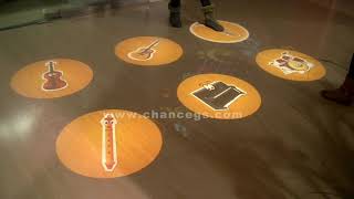 3D Interactive Floor - Learn Instruments